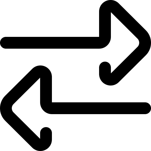 Exchange direction multimedia option orientation icon