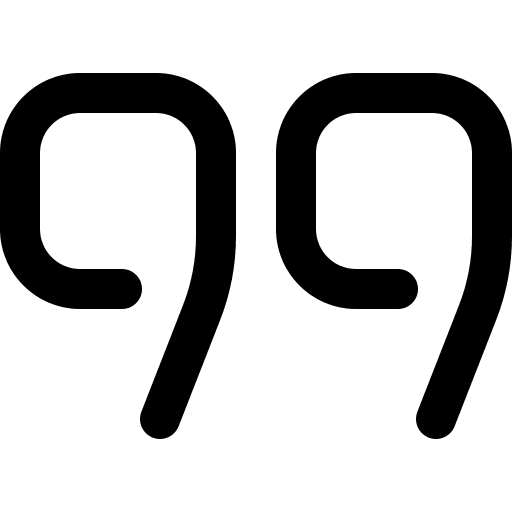 Quotation right quote right quotation quote icon