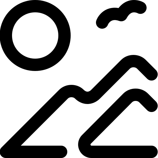 Mountain mountain view landscape miscellaneous icon