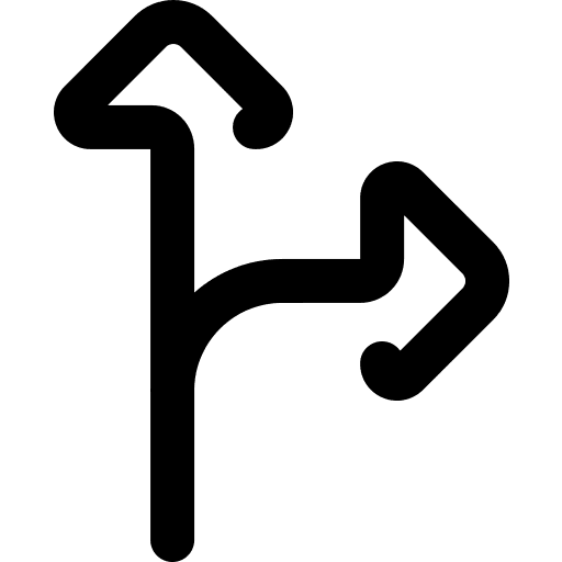 Split multimedia option split direction icon