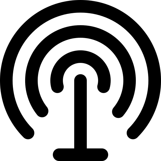 Wifi internet wireless connection icon