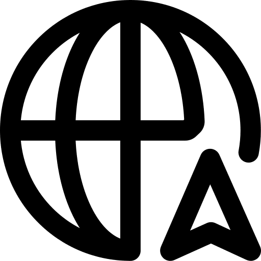 Internet multimedia signs worldwide icon