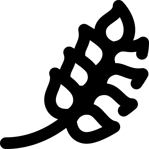 Wheat nature farming and gardening grain icon