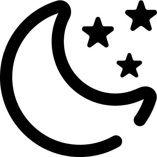 Night astronomy moon phases moon phase icon