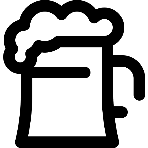 Beer alcoholic drink beer jar icon