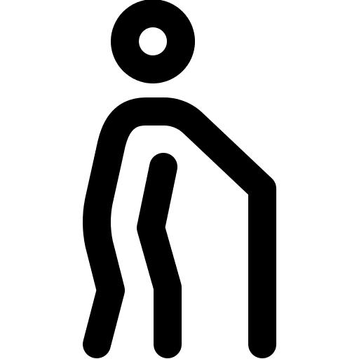 Elderly people elderly old icon