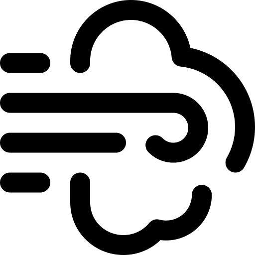 Wind wind meteorology windy icon