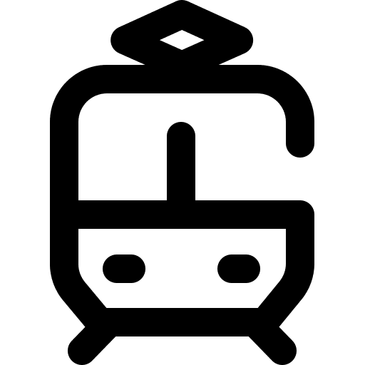 Tram mrt train subway icon
