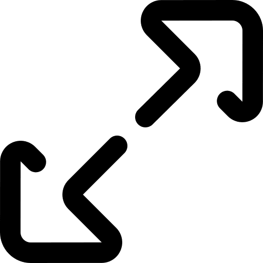 Expand direction orientation arrow icon