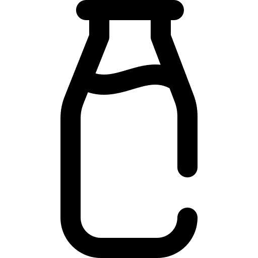 Milk breakfast healthy food milk icon