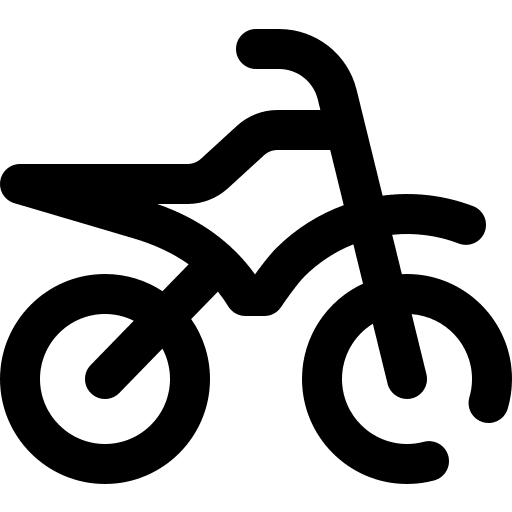 Motorcycle bikes sports and competition motor sports icon