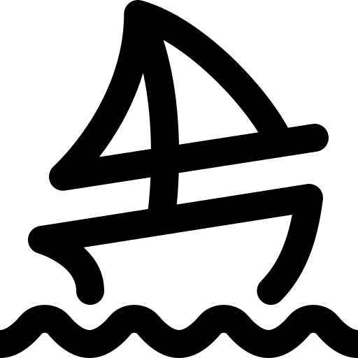 Sailboat sailboat boats transport icon