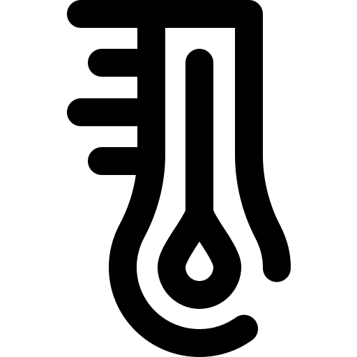 Thermometer mercury thermometer temperature icon