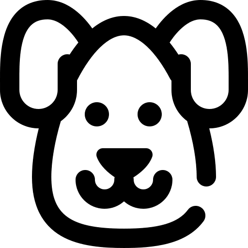 Dog animal kingdom pet dog icon