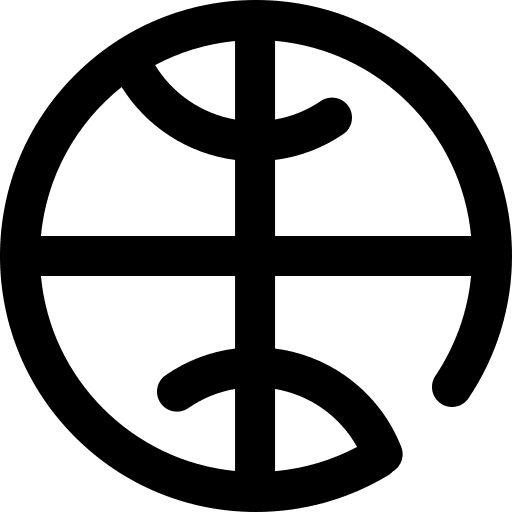 Basketball basketball sports and competition equipment icon