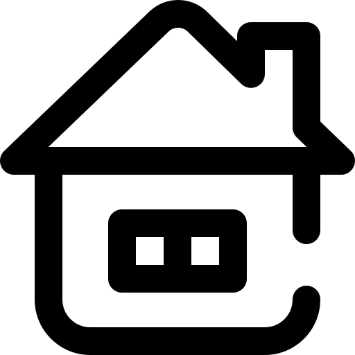 House real estate home construction icon