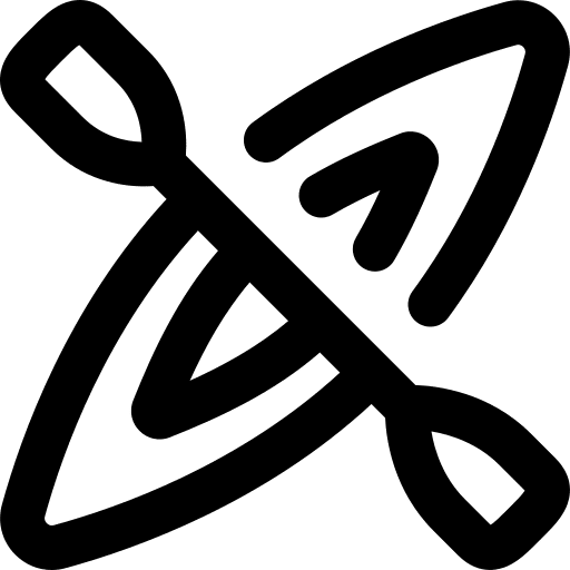 Kayak canoe rafting kayak icon