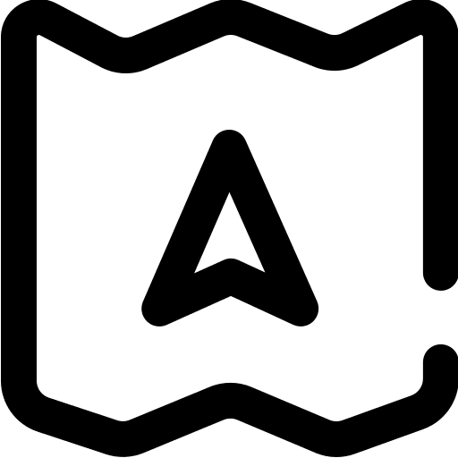 Map geography map interface icon