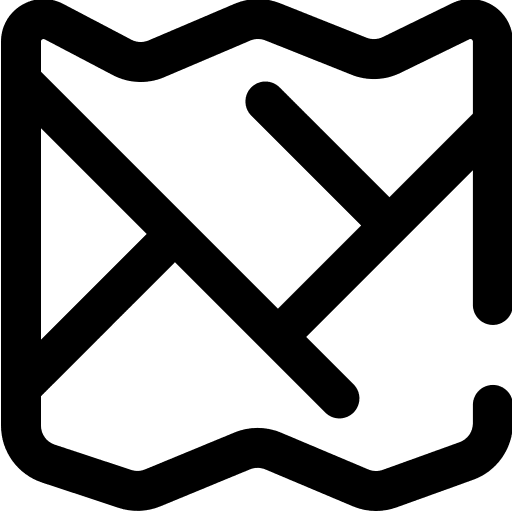 Map position location geography icon