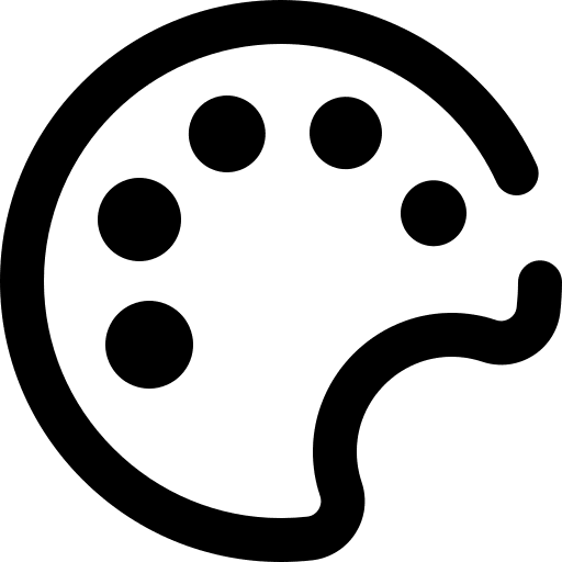 Paint palette palette painting edit tools icon