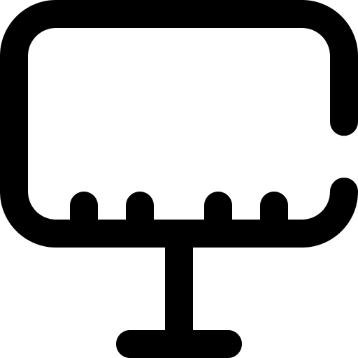 Billboard poster add buildings icon