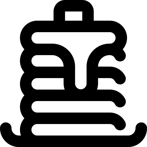 Pancakes food and restaurant dessert pancakes icon