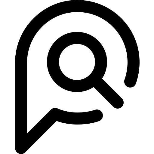 Pin placeholder map location interface icon