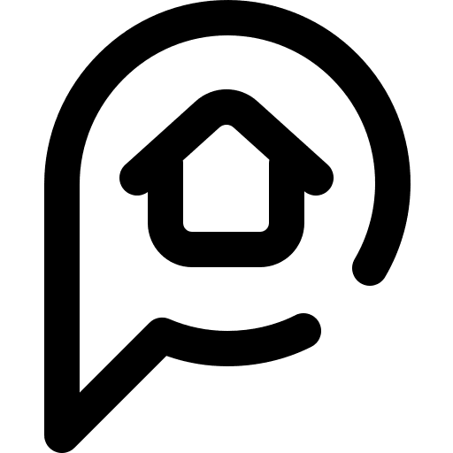 Pin signs map location pin icon