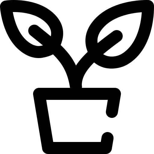 Plant pot plant flower pot icon