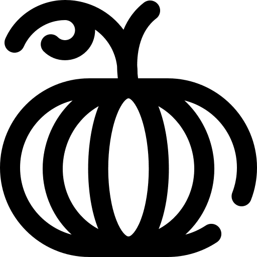 Pumpkin healthy food vegetarian food and restaurant icon