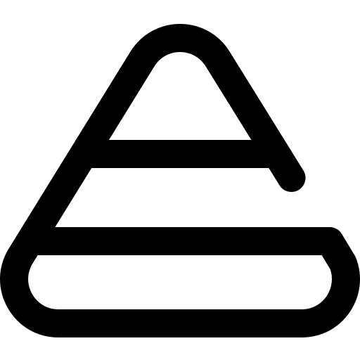 Pyramid chart pyramid chart stats graph icon