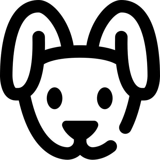 Rabbit animal kingdom rabbit head icon