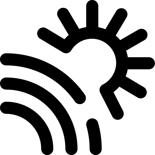 Rainbow nature rainbow weather icon