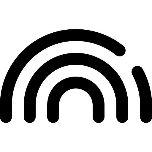 Rainbow spectrum weather nature icon