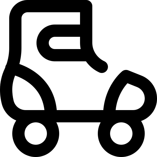 Roller skate miscellaneous sports and competition leisure icon