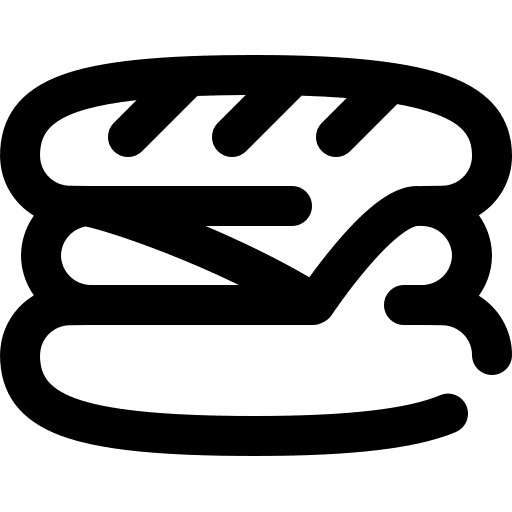 Sandwich burger sandwich junk food icon