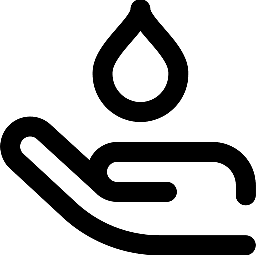 Save water raindrop save water nature icon