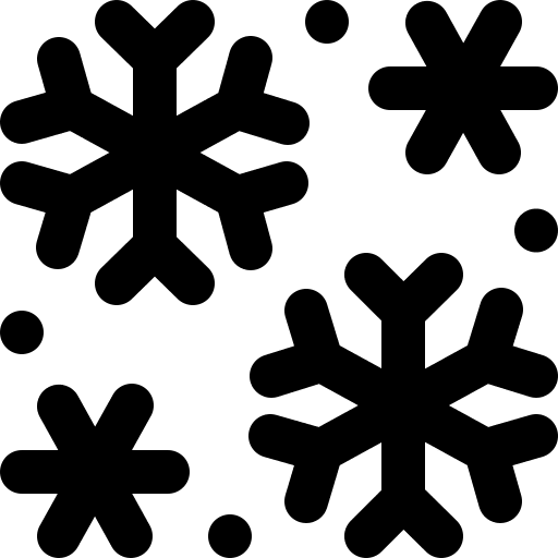 Snowflake nature snow weather icon