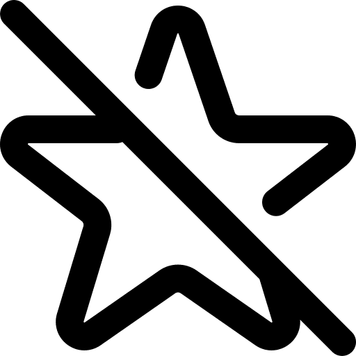 Star shapes and symbols star favorite icon