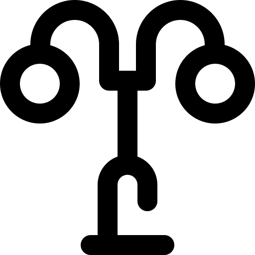 Street light street lamp buildings street light icon