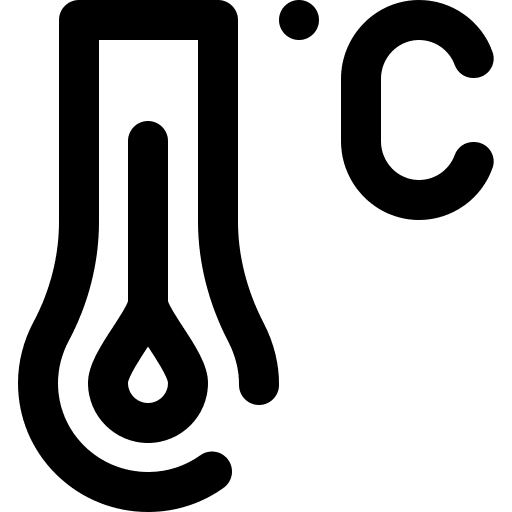 Thermometer tools and utensils celsius mercury icon