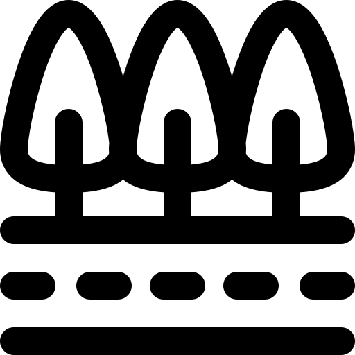 Trees forest nature pines icon