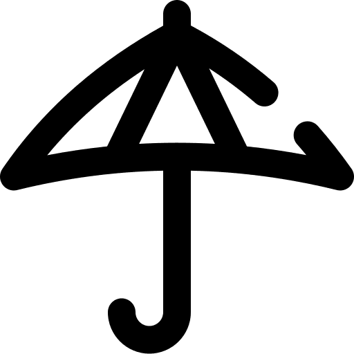 Umbrella weather umbrellas umbrella icon