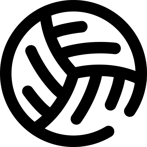 Volleyball sports and competition sports equipment icon
