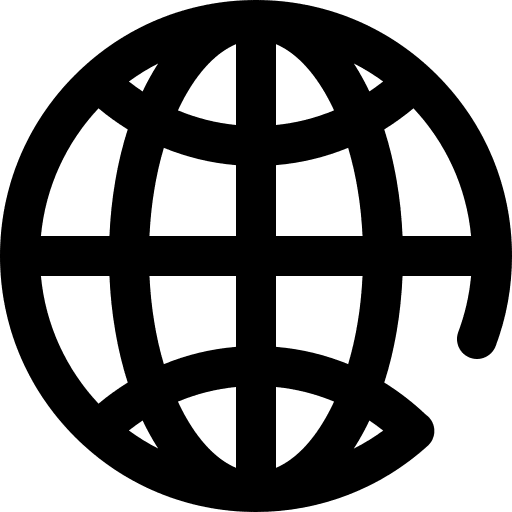 Worldwide globe grid multimedia maps and location icon