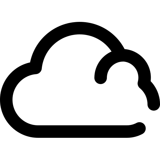 Cloud cloudy weather cloud icon