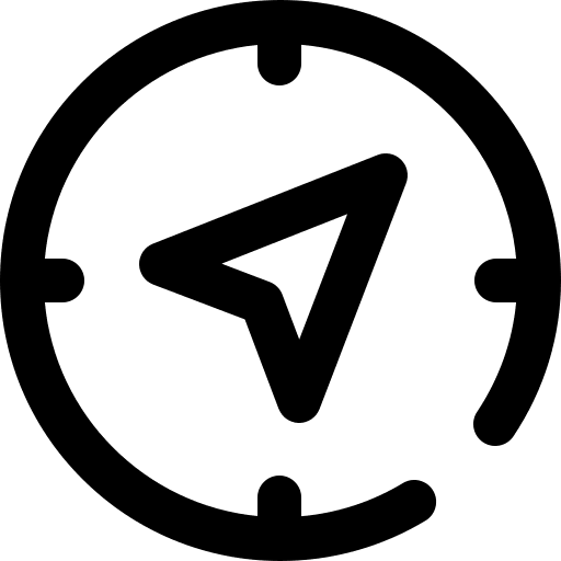 Compass cursor compass gps icon