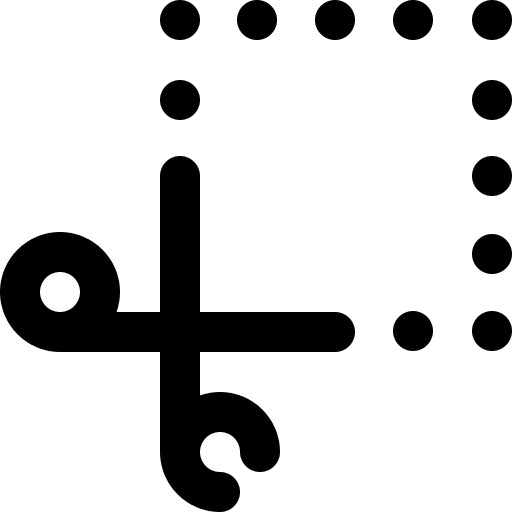 Coupon cutting commerce and shopping coupon icon