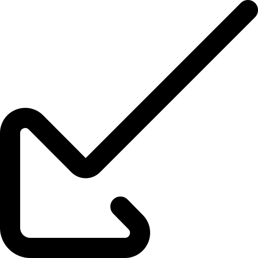 Diagonal arrow miscellaneous orientation directional icon