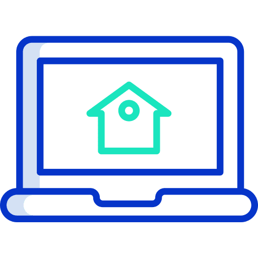 App web page electronics online shop icon